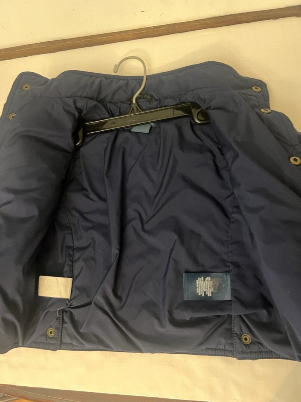 Polo By Ralph Lauren Quilted Navy Lightweight Jacket - Boys Size 18 Mo.    H - Picture 4 of 7